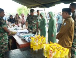 Danrem 012/TU Luncurkan Bazar Murah Bagi Masyarakat Aceh Barat