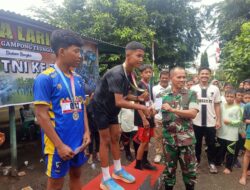 Geuchik Gampong Teungoh Bersama Bhabinsa Koramil 02 Menggelar Maraton Meriahkan HUT TNI Ke-79 Tahun.