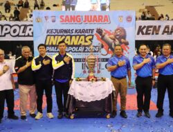  Penutupan Kejurnas Karate INKANAS Kapolri Cup 2024, Wakakor Brimob Polri Apresiasi Sportivitas Atlet*