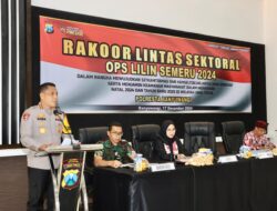  Polresta Banyuwangi Bersama Forkopimda Serta Dinas Terkait, Gelar Rakor Eksternal Pastikan Kesiapan Pengamanan Ops Lilin Semeru 2024