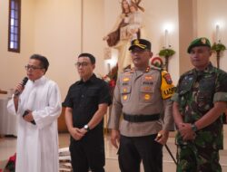 Pimpin Apel Pengamanan Malam Natal, Kapolres Probolinggo Kota Sampaikan Arahan