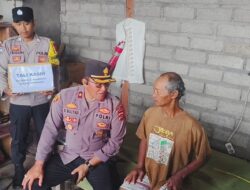 Kapolsek Gilimanuk Berikan Bantuan Talikasih kepada Lansia Hidup Seorang Diri dengan Keterbatasan Ekonomi.