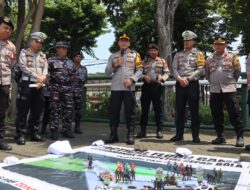 Tactical Floor Game ; Polresta Banyuwangi Matangkan Strategi Pengamanan Jelang Pertandingan 16 Besar Liga 4 Jatim*