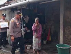 Kapolsek Gilimanuk Kembali Berbagi, Bantuan Tali Kasih Diserahkan kepada Lansia Kurang Mampu di Asih Barat