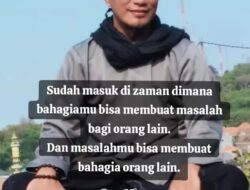 Kebahagiaan Terletak pada Rasa dan Cara Merasakannya.