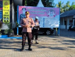 Pimpin Apel Siaga Peringatan Hari Buruh Internasional, Kapolsek Kawasan Pelabuan Gilimanuk Berikan Arahan Penting