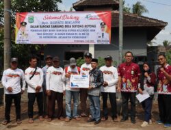 Peresmian Pelebaran Jalan Swadaya Masyarakat Dusun Ringin Anom, Desa Kromengan