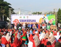 8.000 Warga Meriahkan Olahraga Bersama Hari Bhayangkara di Stadion Kanjuruhan Malang
