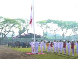 Bupati Kediri Mas Dhito Pimpin Upacara HUT ke-80 RI di Stadion Canda Bhirawa