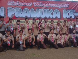Pembukaan dan Upacara Hari Pramuka ke-64 Pertempat di Sumberbandung