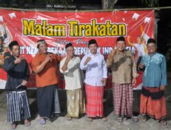 Warga RW 03 Dusun Karangdoro gelar malam tirakatan HUT RI