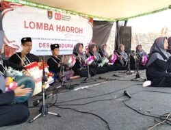 Lomba Hadroh Tradisional Ramaikan Peringatan HUT RI Ke 80 Tingkat Desa Madura