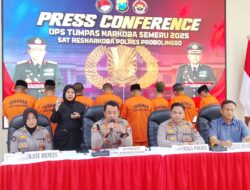 Judul, Polres Probolinggo berhasil Sita Pil Okerbaya dan Sabu, Hasil Ungkap Operasi Tumpas Semeru 2025