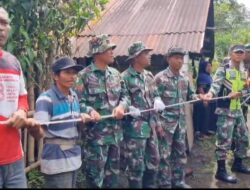 Wujudkan Mimpi Warga Desa Rutih, Satgas TMMD ke-126 Mulai Bongkar dan Bangun Rumah Tak Layak Huni