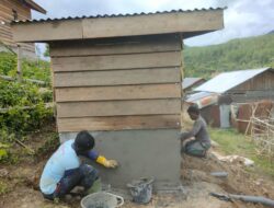 Sinergi TNI dan Masyarakat Linge, Pembangunan MCK TMMD ke-126 Hampir Tuntas