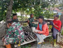 Satgas TMMD Kodim 0106 Aceh Tengah Anjangsana ke Rumah Warga, Wujudkan Kemanunggalan TNI dan Rakyat
