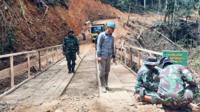 Kerja Nyata Satgas TMMD: Jembatan Baru di Linge Siap Dongkrak Ekonomi Masyarakat Pedalaman