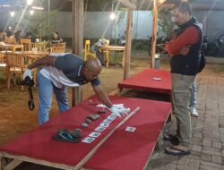 Kafe Asyiq Probolinggo di Serang Gengster, Polisi Lakukan Olah TKP