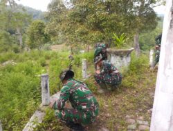 Gotong Royong TNI dan Masyarakat Warnai Karya Bakti TMMD di Aceh Tengah