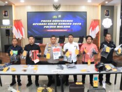 Operasi Sikat Semeru 2025, Polres Malang Ungkap 186 Kasus dan Amankan 54 Tersangka