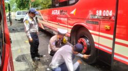 Polres Malang Gelar Ramp Check di Terminal Kepanjen, Bus Antarprovinsi Jadi Sasaran Operasi Zebra