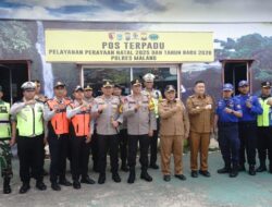 Pantau Pos Karanglo Pengamanan Nataru, Kapolda Jatim Nyatakan Situasi Kamtibmas Malang Raya Kondusif