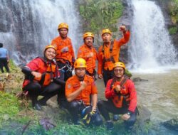 BPBD Kabupaten Malang Tingkatkan Kapasitas Vertical Rescue di Coban Srengenge