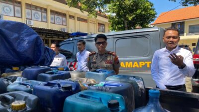 Tegas! Polresta Banyuwangi Berantas Mafia BBM, Tujuh Tersangka Dan Ratusan Liter Solar Serta Pertalite Ditangkap!*