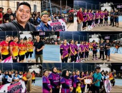 Meriah! Menthobi Raya Cup 2026 Ditutup Camat Syahruni, Penonton ‘Nyawer’ Rp1 Juta per Smash di Final