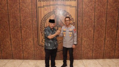 Silaturahmi ke Pendopo, Kapolres Malang Bahas Kamtibmas Bareng Bupati