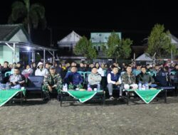 Wujudkan Kemanunggalan TNI dengan Rakyat, Yonkes 2 Kostrad Bersama Muspika Karangploso Gelar Nobar Semifinal Piala Dunia 2026