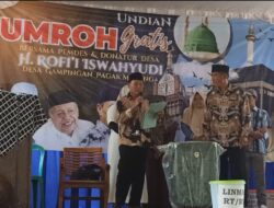Pemdes Gampingan Kembali Gelar Undian Umrah Gratis Bersama Donatur H. Rofi’i Iswahyudi, Wujud Apresiasi bagi Pejuang Sosial