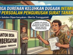 Warga Durenan Keluhkan Dugaan Intimidasi dan Pengurusan Surat Tanah yang Dipersoalkan, Oknum Sekdes Dipertanyakan